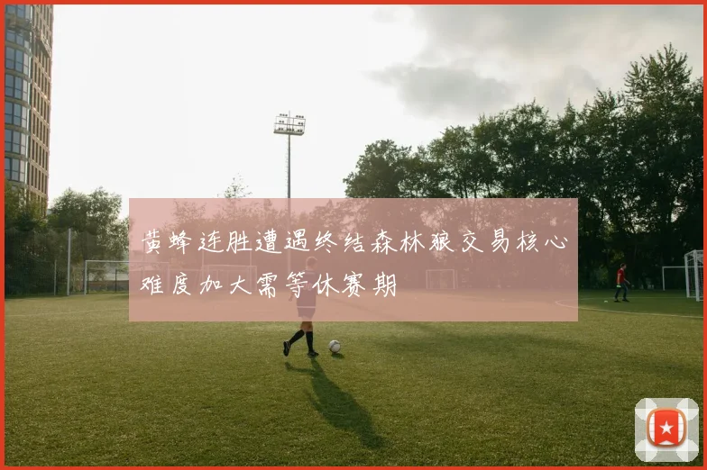 黄蜂连胜遭遇终结森林狼交易核心难度加大需等休赛期